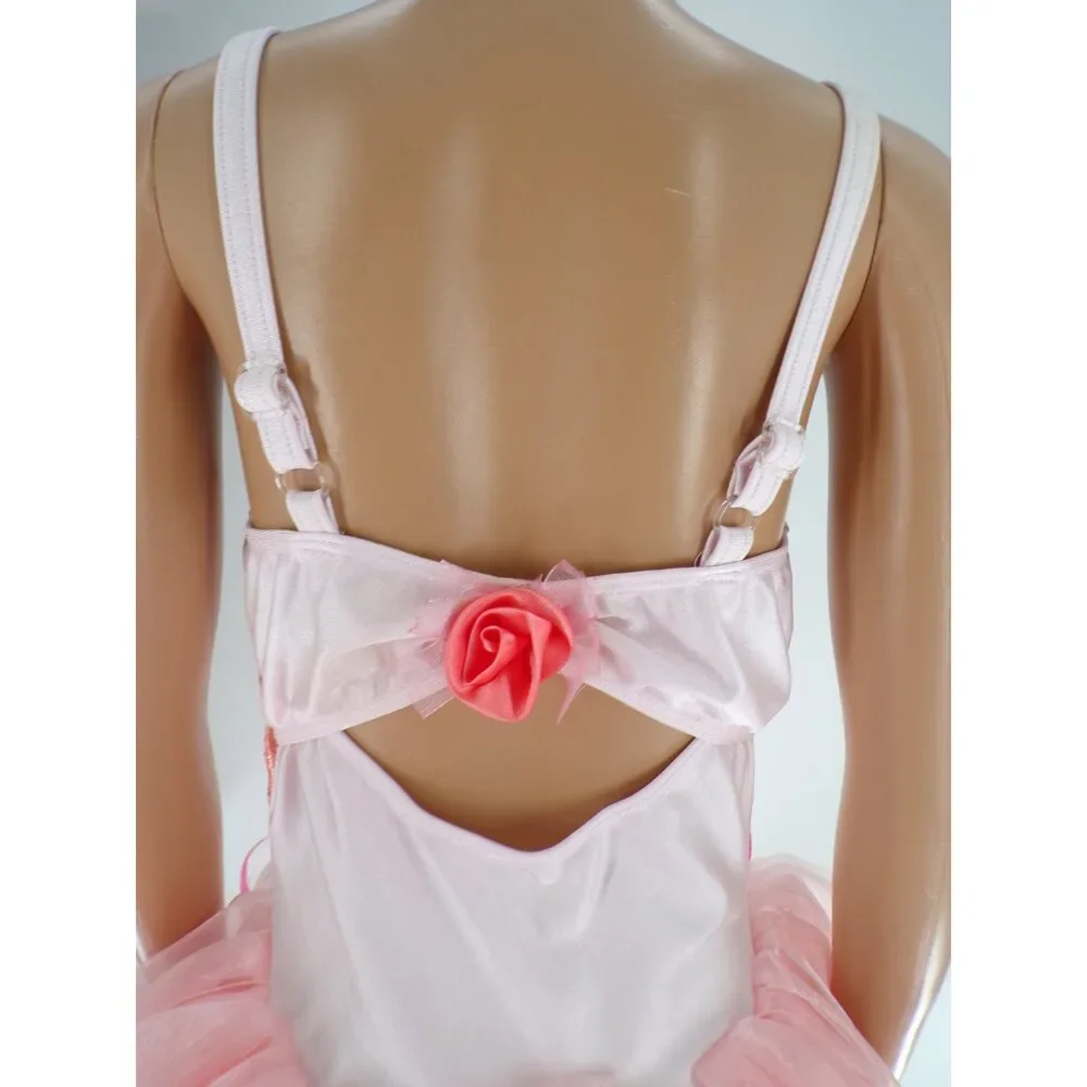 Pre-Owned Dance Costume Curtain Call E2121 Small Child Peach Ballet